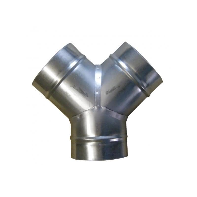 Y-Stück 3x 400mm - 2x 45 Grad Abgang