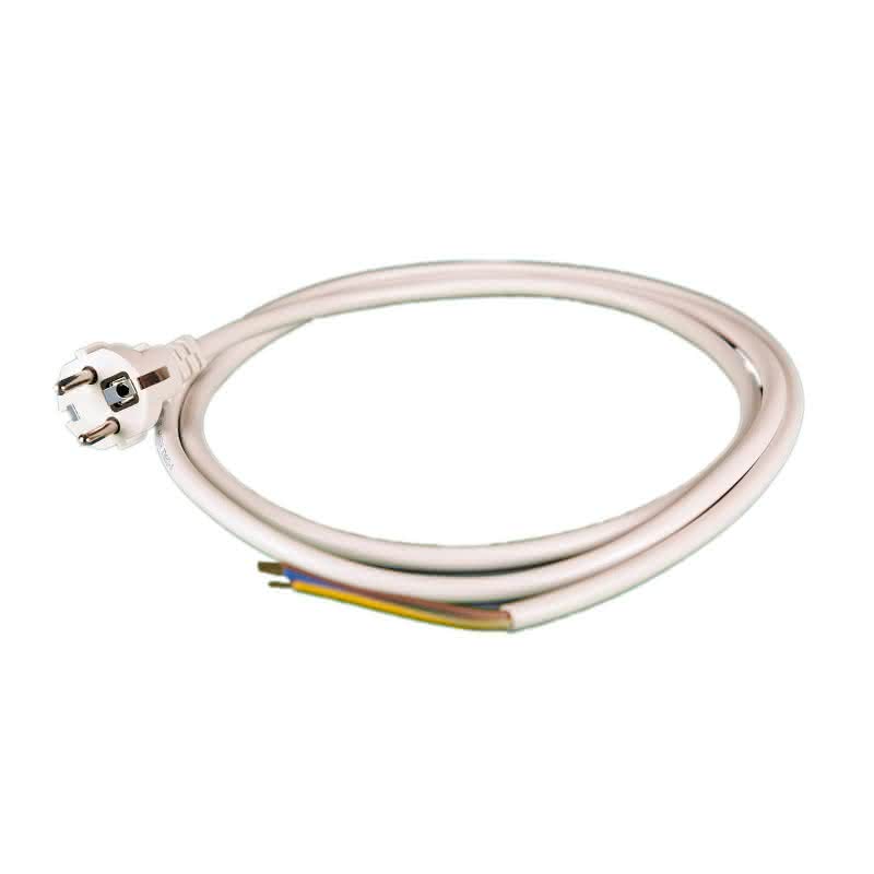 Netzstecker 4 Meter - 3x1,5mm inkl. Aderendhülsen und Eurostecker