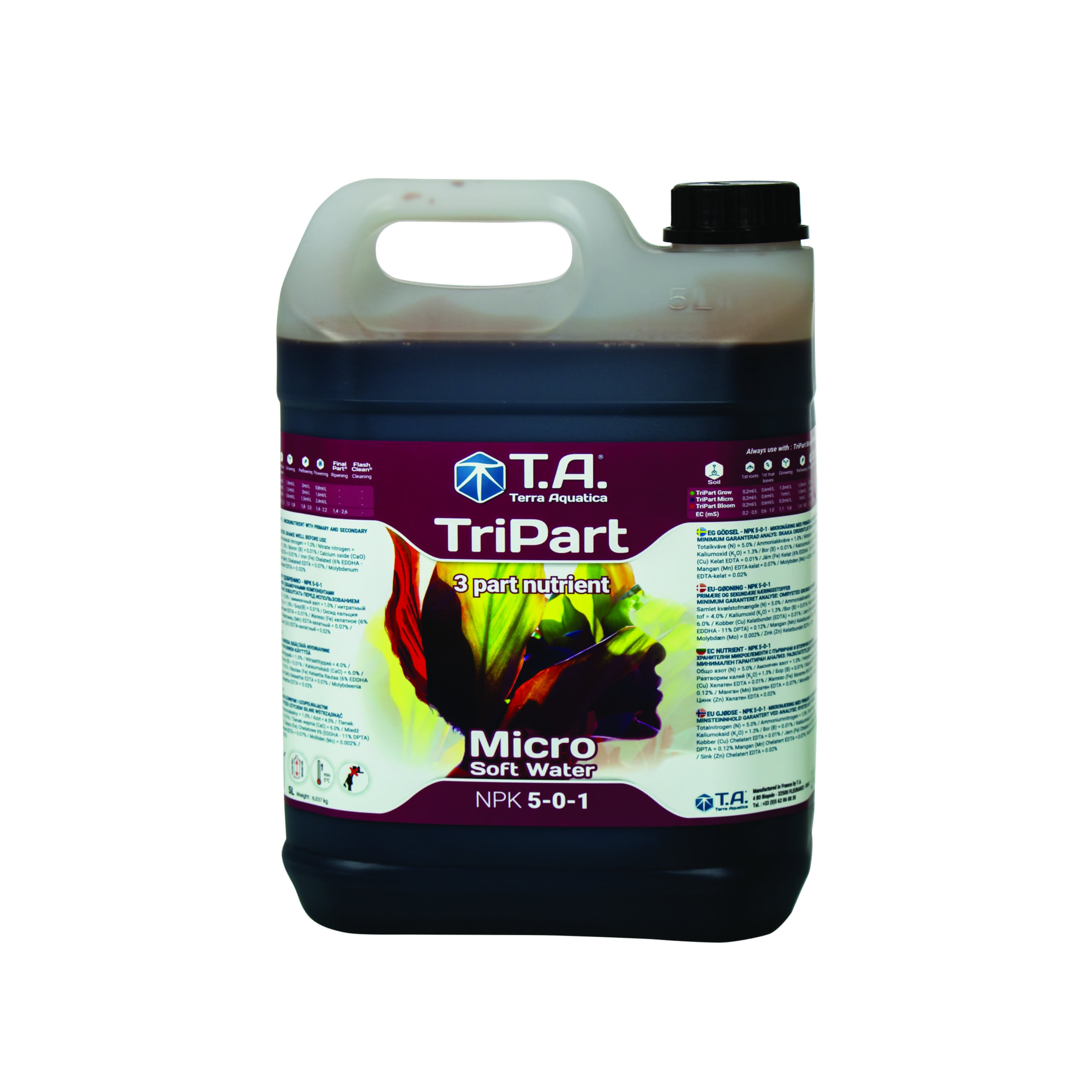Terra Aquatica TriPart Micro Softwater 5 Liter