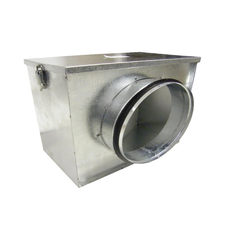 Luftfilterbox mit 2x 250mm Anschluss - inklusive Grobstaubfilter