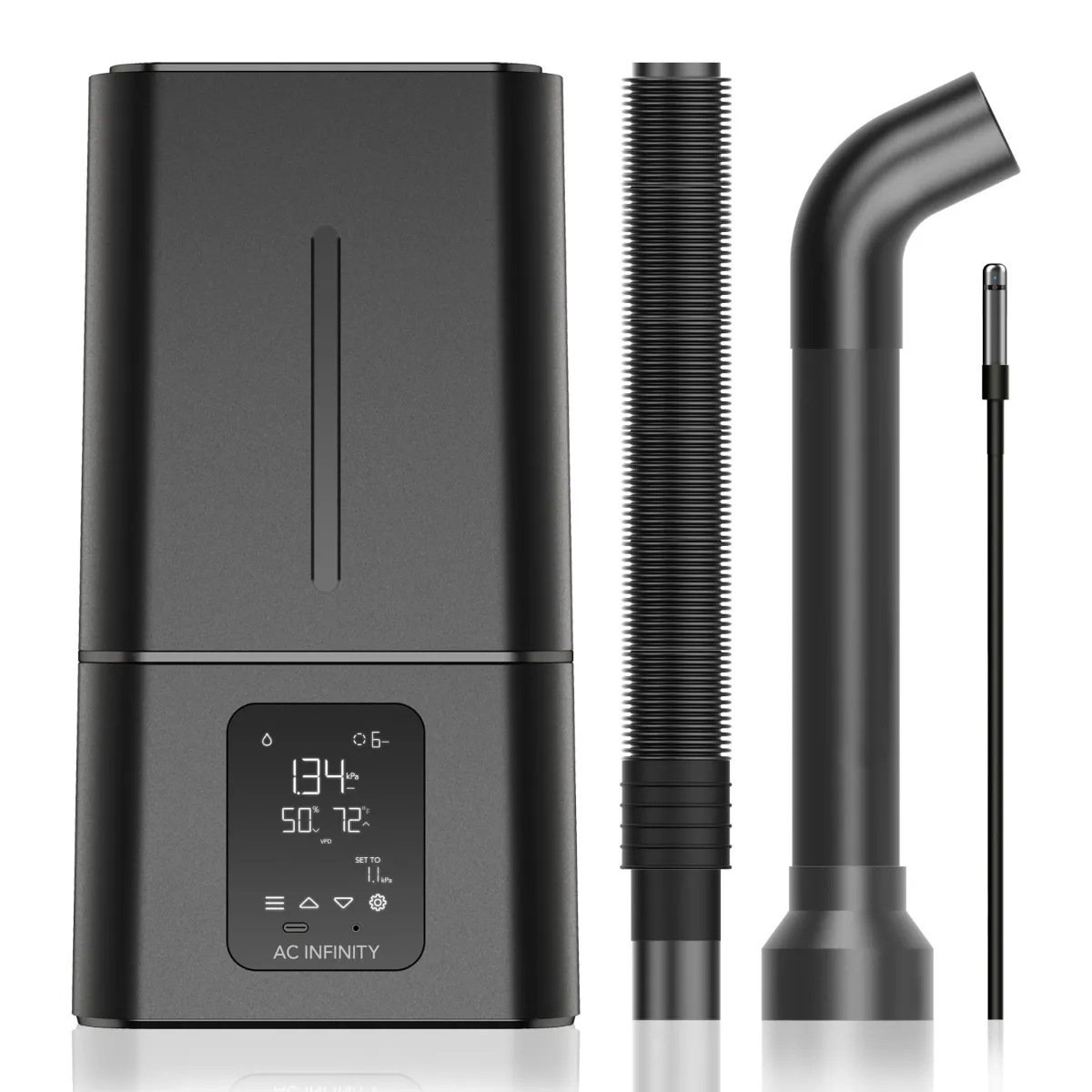 AC Infinity CLOUDFORGE T7 — Ultraschall-Luftbefeuchter 15 L mit Schlauchzuführung