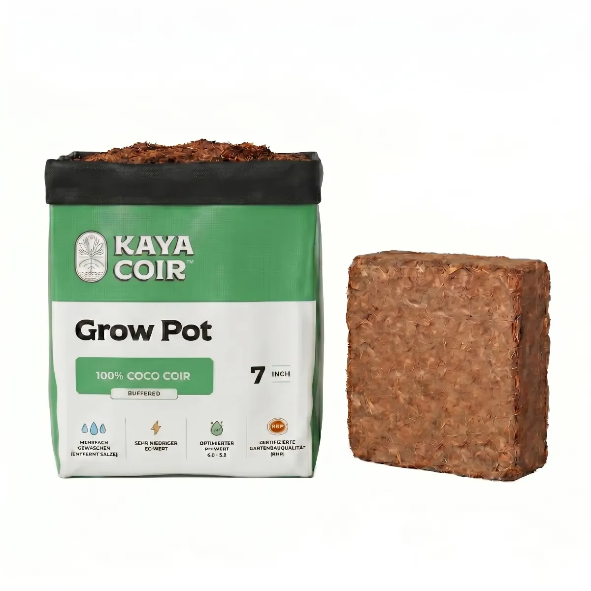 Kaya Coir 7" Grow-Pot - Kokosblock (7,57L)