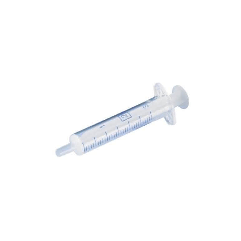 Einmalspritze 2ml - Luer - 2-teilig steril verpackt