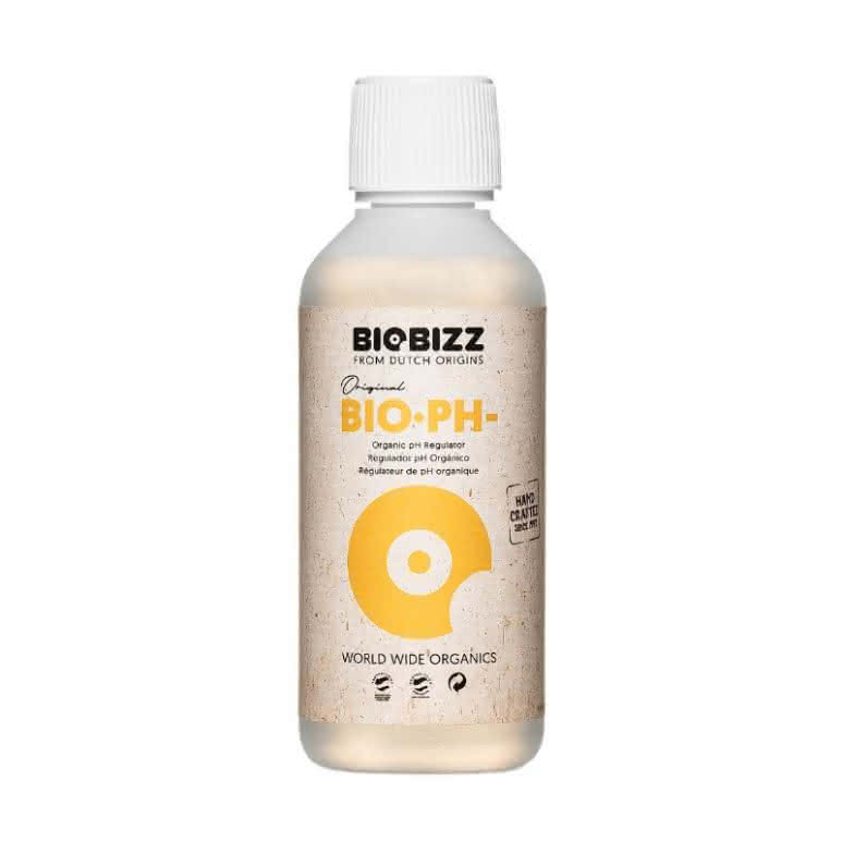 BioBizz® Bio-pH Minus 250ml - Natürliche pH Regulierung auf  Zitronensäurebasis