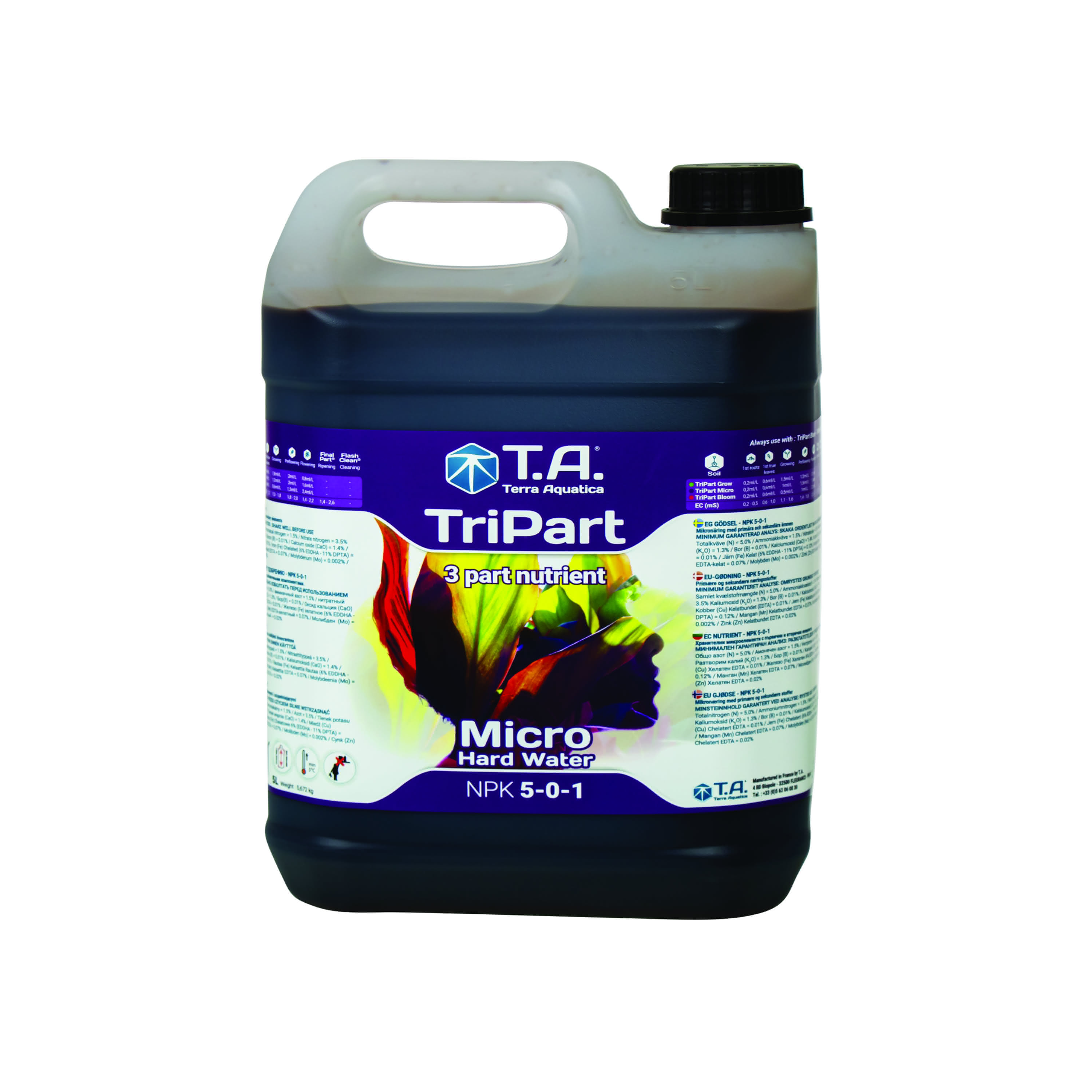 Terra Aquatica TriPart Micro Hardwater 5 Liter