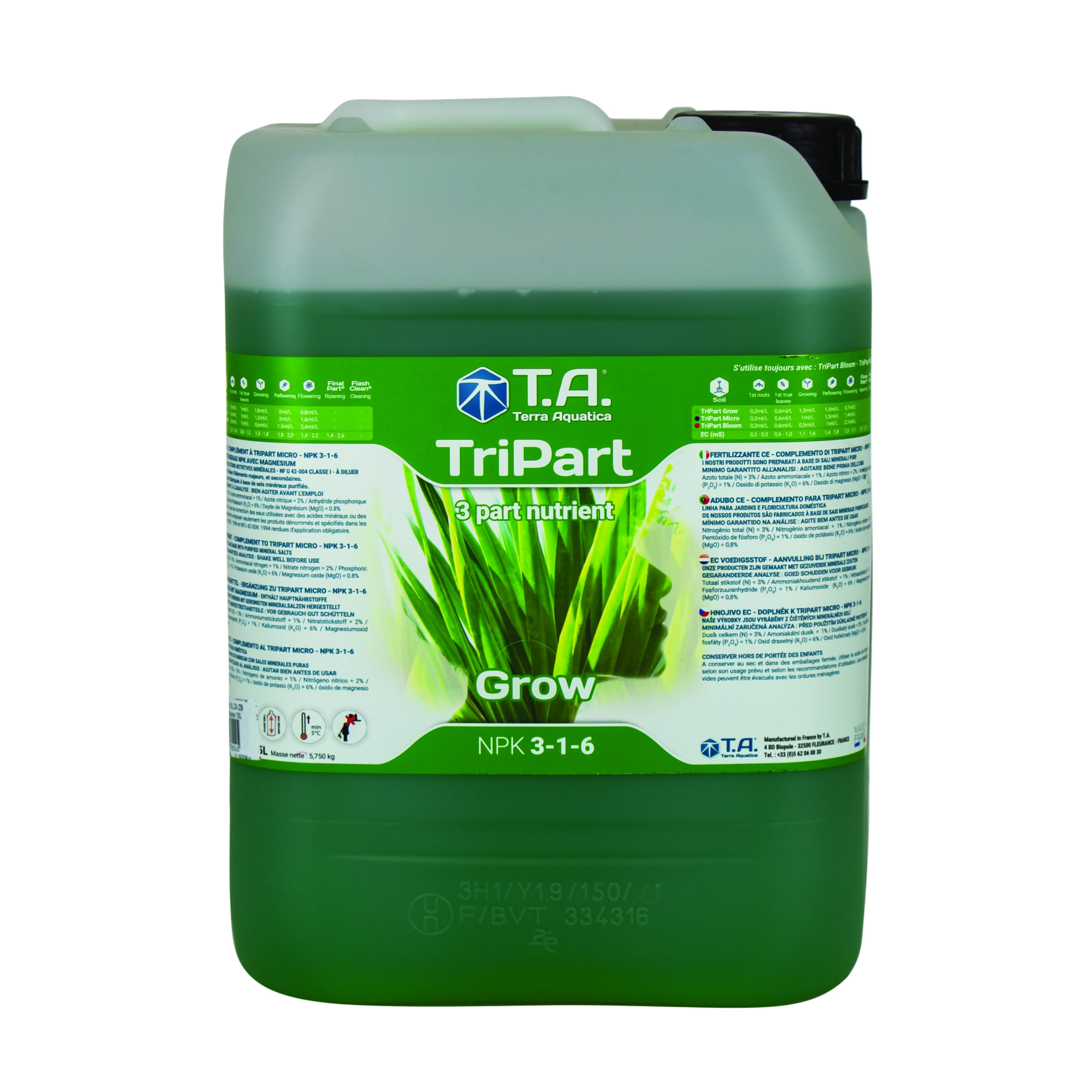 Terra Aquatica TriPart Grow 10 Liter